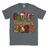 Charcoal Heather family christmas 2024 Classic Tee - MaliasSmallBusiness