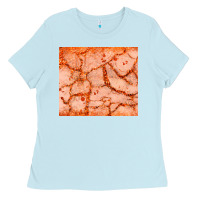 Baby Blue orange glitter Ladies Tee - JahusDesignShop