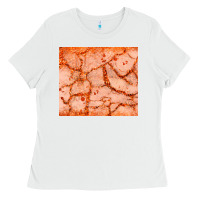 White orange glitter Ladies Tee - JahusDesignShop