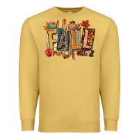 Antique Gold i love fall most of all Premium Sweatshirt - CowGirlArtShop