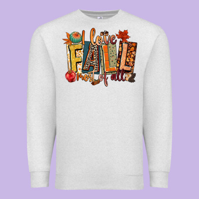 I Love Fall Most Of All Premium Sweatshirt Designed By Cowgirlartshop