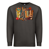 Smoke i love fall most of all Premium Sweatshirt - CowGirlArtShop