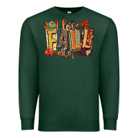 Sports Green i love fall most of all Premium Sweatshirt - CowGirlArtShop