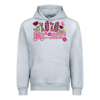 Heather Grey Xoxo Hugs And Kisses Valentine's Day Urban Hoodie - FaDigitalArtStudio