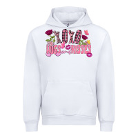 White Xoxo Hugs And Kisses Valentine's Day Urban Hoodie - FaDigitalArtStudio