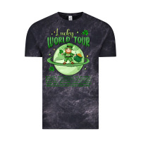 Cloud Black lucky world tour st. patricks day Vintage Tee - MaliasSmallBusiness