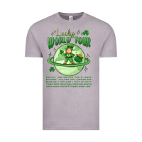 Vintage Zinc lucky world tour st. patricks day Vintage Tee - MaliasSmallBusiness