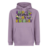 Lavender bead up bitches itsmy birthday cg (1) Heavyweight Hoodie - CowGirlArtShop