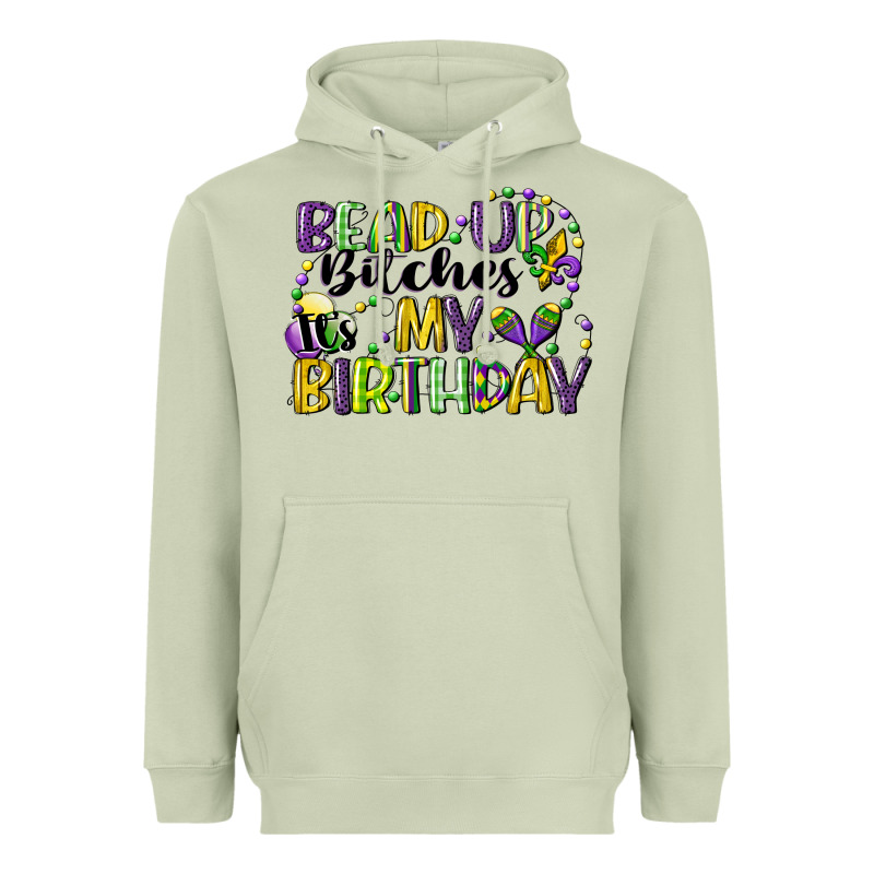 Bead Up Bitches Itsmy Birthday Cg (1) Heavyweight Hoodie by CowGirlArtShop | Teevron
