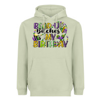 Matcha bead up bitches itsmy birthday cg (1) Heavyweight Hoodie - CowGirlArtShop