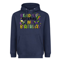 Navy bead up bitches itsmy birthday cg (1) Heavyweight Hoodie - CowGirlArtShop
