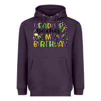 Plum bead up bitches itsmy birthday cg (1) Heavyweight Hoodie - CowGirlArtShop