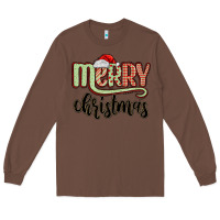 Chestnut merry christmas Long Sleeve Tee - MaliasSmallBusiness