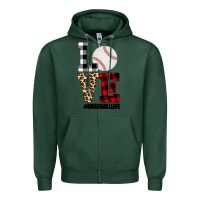 Sports Green Love, Baseball Zipper Hoodie - Bettercallsaul