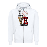 White Love, Baseball Zipper Hoodie - Bettercallsaul