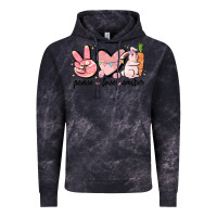 Cloud Black peace love easter Vintage Hoodie - MaliasSmallBusiness