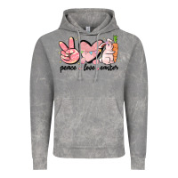 Cloud Rock peace love easter Vintage Hoodie - MaliasSmallBusiness
