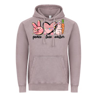 Vintage Zinc peace love easter Vintage Hoodie - MaliasSmallBusiness