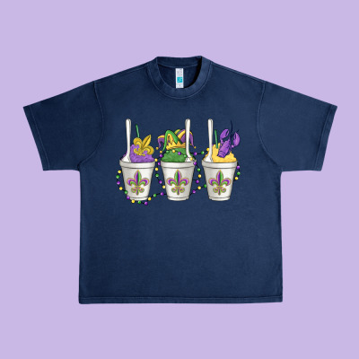 Mardi Gras Snowballs Urban Heavy Tee Designed By Maliassmallbusiness