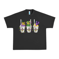 Pigment Black mardi gras snowballs Urban Heavy Tee - MaliasSmallBusiness