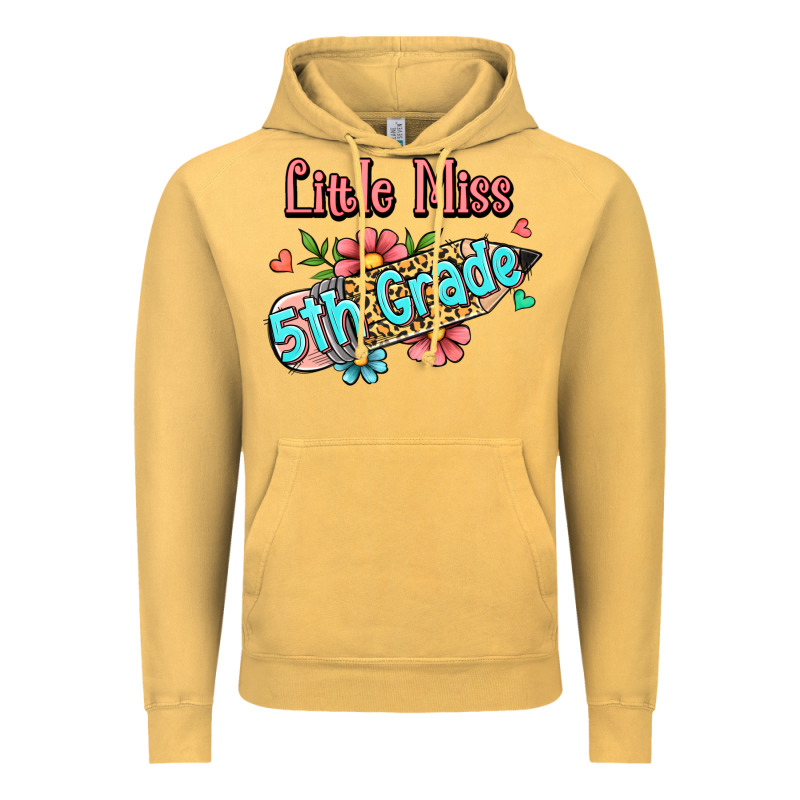 Little Miss Fifth Grade Vintage Hoodie by Jasminsmagicworld | Teevron
