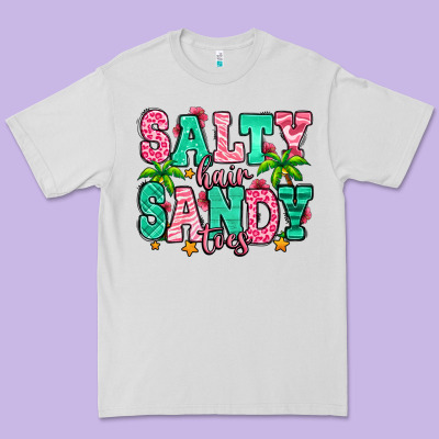 Salty Hair Sandy Toes Premium Tee Designed By Jasminsmagicworld