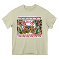 Mossy pink skeleton  christmas Heavy Core Tee - AdoDesignShop