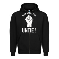 Black Bad Spellers Zipper Hoodie - Bettercallsaul