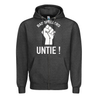 Charcoal Heather Bad Spellers Zipper Hoodie - Bettercallsaul