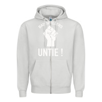 Dove Grey Bad Spellers Zipper Hoodie - Bettercallsaul