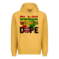 Mustard black woman are dope Premium Hoodie - CowGirlArtShop