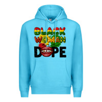 Ocean Blue black woman are dope Premium Hoodie - CowGirlArtShop