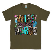 Army Green wife mom nurse Classic Tee - NancyCooperArtShop