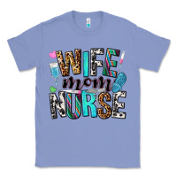 Colony Blue wife mom nurse Classic Tee - NancyCooperArtShop