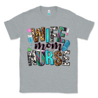 Heather Grey wife mom nurse Classic Tee - NancyCooperArtShop
