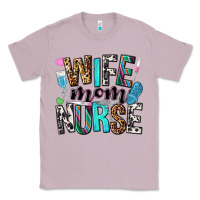 Lilac wife mom nurse Classic Tee - NancyCooperArtShop