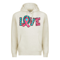 Oatmeal Heather love Premium Hoodie - JahusDesignShop