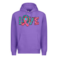 Purple love Premium Hoodie - JahusDesignShop