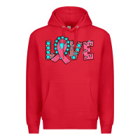 Red love Premium Hoodie - JahusDesignShop