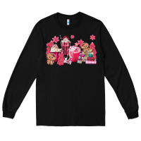 Black pink gingerbread coffee Long Sleeve Tee - MaliasSmallBusiness