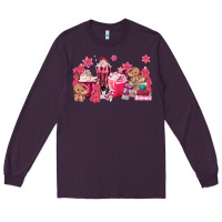 Plum pink gingerbread coffee Long Sleeve Tee - MaliasSmallBusiness