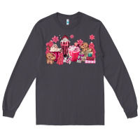Smoke pink gingerbread coffee Long Sleeve Tee - MaliasSmallBusiness