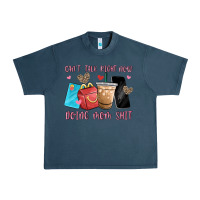 Midnight Navy can't talk right now doing mom shit Urban Heavy Tee - MaliasSmallBusiness