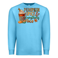 Ocean Blue pumpkin spice and everything nice Premium Sweatshirt - CowGirlArtShop