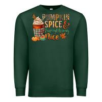 Sports Green pumpkin spice and everything nice Premium Sweatshirt - CowGirlArtShop