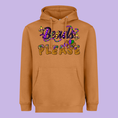 Beads Please Heavyweight Hoodie Designed By Cowgirlartshop
