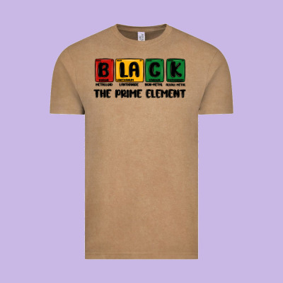Prime Element Vintage Tee Designed By Maliassmallbusiness