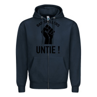 Navy Bad Spellers Zipper Hoodie - Bettercallsaul