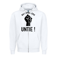 White Bad Spellers Zipper Hoodie - Bettercallsaul