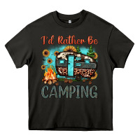 Asphalt i'd rather be camping Heavy Core Tee - JahusDesignShop